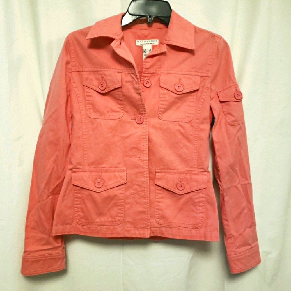 Crazy Horse Pink Cotton Coat